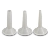 Set de 3 palnii pentru carnati , plastic alb , compatibil masina nr. 8