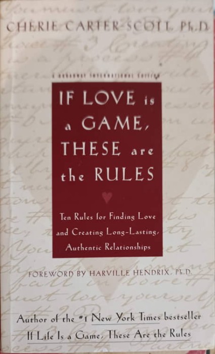 IF LOVE IS A GAME, THESE ARE THE RULES-CHERIE CARTER SCOTT-245624