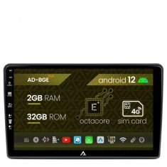 Navigatie Citroen Nemo Fiat Fiorino Peugeot Bipper (2007-2021), Android 12, E-Octacore 2GB RAM + 32GB ROM, 10.1 Inch - AD-BGE10002+AD-BGRKIT360