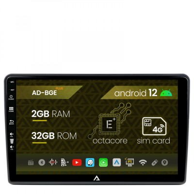 Navigatie All-in-one Universala, Android 10, E-Octacore 2GB RAM + 32GB ROM, 10.1 Inch - AD-BGE10002 foto