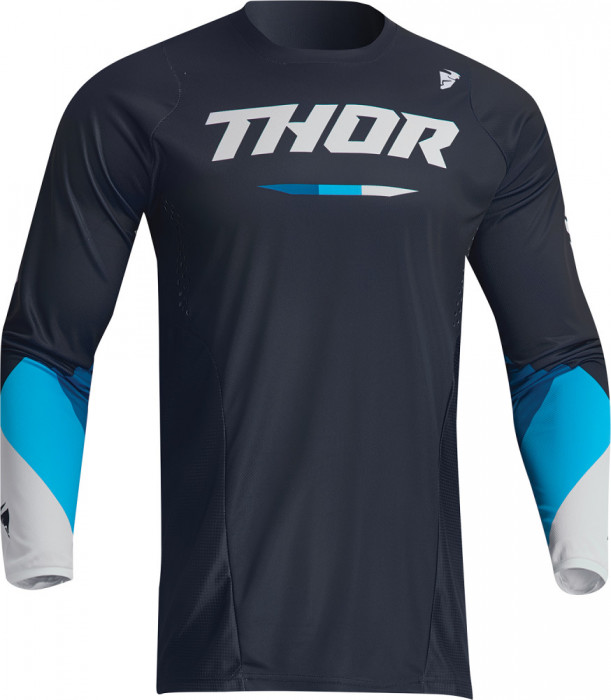 Tricou motocross/enduro Thor Pulse Tactic, culoare belumarin/alb, marime XL Cod Produs: MX_NEW 29107076PE