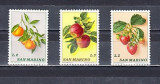 M2 TS1 5 - Timbre foarte veche - San Marino - fructe, Flora, Nestampilat