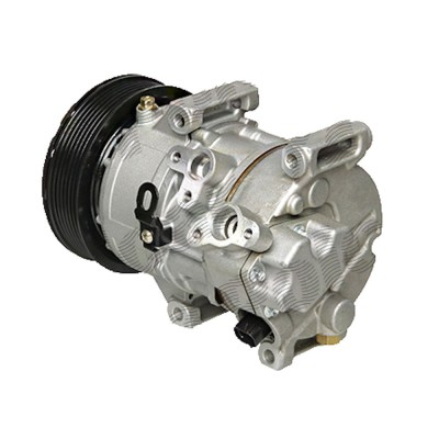 Compresor aer conditionat Toyota Auris, 2007-2012, motorizare 1.4, 71kw, benzina, rola curea 120 mm, 6 caneluri, de tip Denso: 5SL12C foto