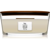 Woodwick White Teak lum&acirc;nare parfumată cu fitil din lemn (hearthwick) 453.6 g