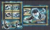 Cumpara ieftin Guinea 2016 - Fauna Marina - ORCA - BL+KB - MNH, Nestampilat