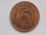 5 CENTS 1978 MAURITIUS-AUNC, Africa