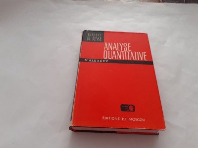V. Alexeev - Analyse QUANTITATIVE RF4/3 foto