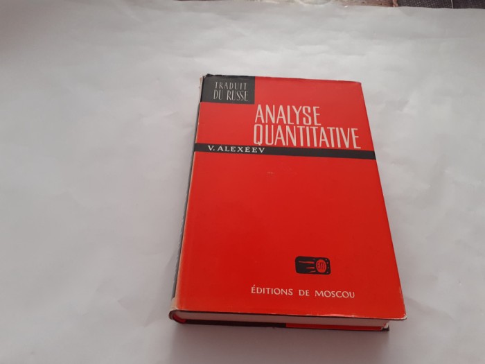 V. Alexeev - Analyse QUANTITATIVE RF4/3