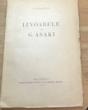 N.CRT Interbelica - Izvoarele lu G. Asaki - 1926