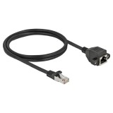 Prelungitor Ethernet S/FTP Cat 6a, 1m - Conectori RJ45