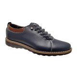 Pantofi casual barbati din piele naturala - Model Markus Bleumarin