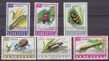Venezuela 1968 fauna insecte MI 1740-1745 MNH