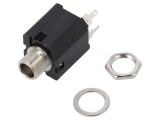 Conector Jack 6,3mm mamă mono pentru panou