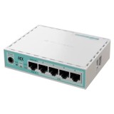 Cumpara ieftin Router hEX, 5 porturi Gigabit, USB, PoE IN - MikroTik E50UG
