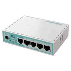 Router hEX, 5 porturi Gigabit, USB, PoE IN - MikroTik E50UG