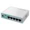 Router hEX, 5 porturi Gigabit, USB, PoE IN - MikroTik E50UG