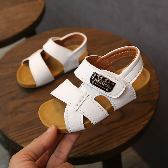 Sandale albe pentru fetite - Ella (Marime Disponibila: Marimea 30)