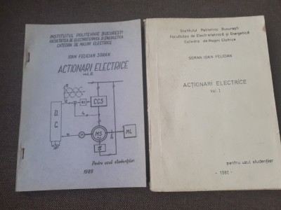 ACTIONARI ELECTRICE 2 VOLUME SORAN IOAN FELICIAN foto