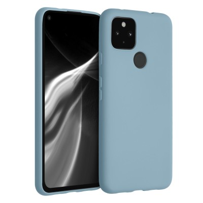 Husa pentru Google Pixel 4a 5G, Silicon, Albastru, 51727.206 foto