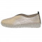 Mocasini dama, din piele naturala, marca Carla Sellini, 2183895pla-12-120, auriu 35