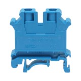 Clema de sir pe sina DIN 6mm&sup2; 57A 800V albastra UK6N Longroad