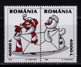 Cumpara ieftin RO 2003 , LP 1622 ,&quot;Craciun 2003 - diptic &quot; , serie ,MNH, Nestampilat