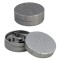 Grinder metalic Black Leaf Startrails, 2 Parti, Argintiu, O62mm