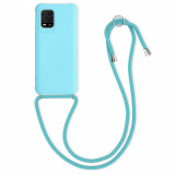 Husa pentru Xiaomi Mi 10 Lite 5G, Silicon, Albastru, 53062.23, Textil, Carcasa