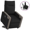 VidaXL Fotoliu rabatabil cu ridicare pe verticală, negru, textil 3324092