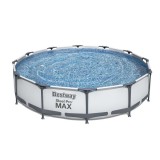 Cumpara ieftin Piscina cu cadru metalic Bestway, Steel Pro MAX, 366 x 76 cm, pompa filtrare 1249 l/h, capacitate 6473 l