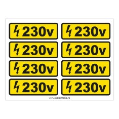 Indicator de avertizare electrică 230V