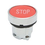 Cap buton STOP rosu &Oslash;22 mm pentru panou de comanda Breckner Germany