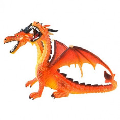 Figurina Bullyland Dragon Orange Cu 2 Capete foto