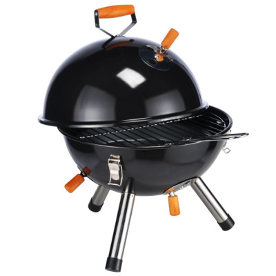 HI Mini grătar fierbător cu cărbune, negru foto