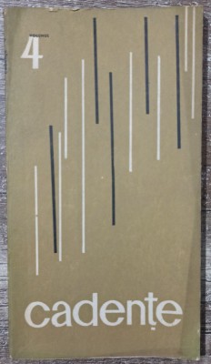 Cadente, culegere de poezie si proza// volumul 4, 1978 foto