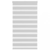 Jaluzea tip zebra gri deschis lățime țesătură 80,9 cm poliester