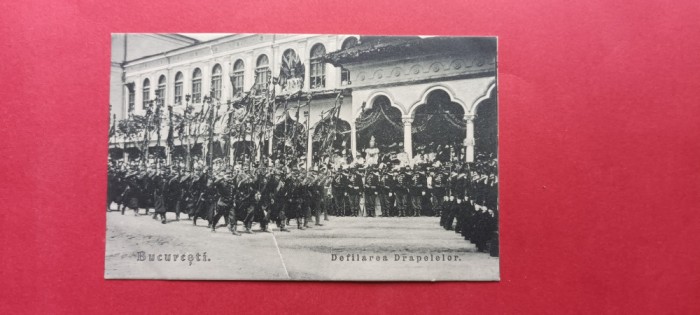 Bucuresti Bukarest Defilarea Drapelelor