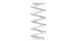 Arc spiral suspensie Opel Kadett E 93, motor 1.3 i Cat, 1.3 N, 1.3 S, 1.5 TD, 1.6 D, 1.6 i, 1.6 i Cat, 1.6 S, 1.7 D, 1.8 i, 1.6, 1.8 E, montare