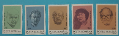 TIMBRE ROMANIA 1995 L.P. 1395 PERSONALITATI ROMANESTI DIN DIASPORA MNH foto