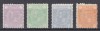 ROMANIA 1894 LP 49 CAROL I CIFRA IN PATRU COLTURI FILIGRAN PR GUMA ORIGINALA, Nestampilat