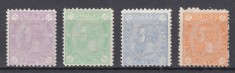 ROMANIA 1894 LP 49 CAROL I CIFRA IN PATRU COLTURI FILIGRAN PR GUMA ORIGINALA