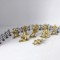 Lot 9 figurine soldati si 4 garduri, plastic