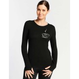 Bluza dama neagra - Espresso Yourself II - M