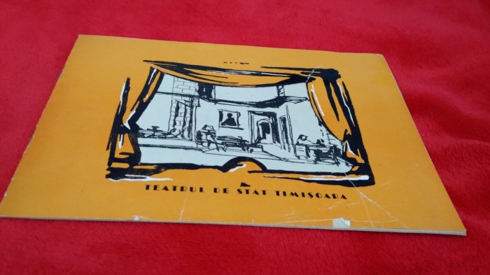 PROGRAM TEATRUL NATIONAL TIMISOARA -FIICELE 1962
