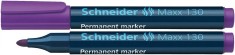Permanent Marker Schneider Maxx 130, Varf Rotund 1-3mm - Violet foto