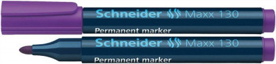 Permanent Marker Schneider Maxx 130, Varf Rotund 1-3mm - Violet foto
