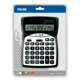 Calculator de birou Milan,16 cifre, alb-negru - ***