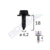 Surub Fixare Elemente Exterior Pentru Toyota 6.2X18mm Set 10 Buc 148093 C60622-RMX