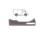 Prag sub usa culisanta Opel Vivaro, 01.2001-2019, Vivaro 2019-; Nissan Primastar 2002-2016, Primastar 2021-; Renault Trafic 2001-2014, Trafic 2014-;