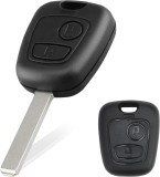 Carcasa Cheie Auto Techstar cu 2 Butoane Compatibila Toyota Aygo, Peugeot 107, Citroen C1